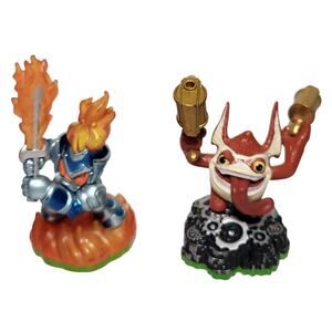Activision Skylanders Spyro's Trigger Happy & Ignitor Characters 2011 Pre-owned